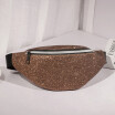 Fashion Women Men Clear Glitter Waist Belt Bum Bag Pouch Hip Purse Travel Bag