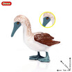 Oenux Original Paradise Birds Flamingos Ara Seagull Pelican Snowy Owl Figurines High Quality PVC Animal Action Figure Child Toy