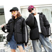 Korean version of the down jacket female short style lovers large size student bread clothing with easy cotton jacket