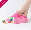 NeillieN Yoga Socks Non-slip Five Fingers Open Toe Socks Professional Female Fitness Massage Five Toe Socks Aerial Yoga Socks One