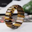 yellow Tiger Eye stone Love Buddha Bracelets & Bangles Trendy Natural Stone Bracelet For Women Famous Brand Men Jewelry