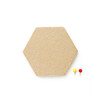 Multi-functional Innovative Hexagon Felt Wall Sticker Removable Self Adhesive EVA Wall Stickers Home DIY Decoration