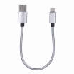 Cable Tipo C De Carga De Resorte Metálico Para Samsung HUAWEI Xiaomi Oneplus 5T USB Datos De Gradiente De Color