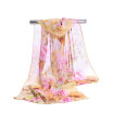 Peony flower sunscreen shawl scarf silk scarf Decorative scarves holiday gifts