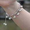 New Fashion Bell Bracelet Women Men Silver jewelry Anklet Lucky Red Thread dance adjustable size Handmade Gift child Lovely Jewelr