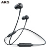 AKG Y100 WIRELESS neck-mounted wireless Bluetooth headset in-ear sports mobile game magnetic environment-aware music headphones graphite black