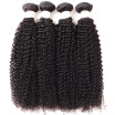 Allove 8A Brazilian Kinky Curly Hair Bundles 4pcs Natural Black