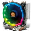 Tt Thermaltake Rainbow D400P Streamer CPU Radiator multi-platform support AM4 4 heat pipe LED RGB fan with silicone grease mute intelligent temperature control
