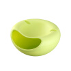 Multifunction Creative Small Double Layer Fruit Dish Snack Plates Storage Box Trash Can Phone Holder