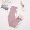 Winter 2018 new product add thick cotton side edge white strip show thin size leggings warm pants