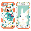 Elephant Pattern Dual Layer PCSilicon Shock Resistant Phone Cases for iPhone 6 iPhone 6s Ergonomic Grip&Raised Lip Design Cases