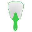 1Pc Handle Dental Mirror Unbreakable Hand Mirror Tooth Shaped High-definition Mirror for Makeup Dental