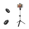 Yeshold Universal Control Remoto Bluetooth Estiramiento De Mano Trípode Selfie Stick