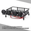 Roof Rack Luggage Carrier & Light Bar for 110 Monster Truck RC Car Crawler