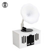 WH AS80 Classical Bluetooth Stereo Horn Indoor Speaker Wireless Bluetooth Speaker Stereo Music Player Sound Box Support TF Card