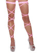 Sexy Womens Thigh Leg Wraps Strap Bandage Stretchy Crystal Rave Dance Clubwear