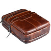 Mens Vintage Oil Wax Leather Cowhide Shoulder Bag Business Messenger Cross Body Bags Ipad Satchel Sling Bag Birefcase