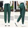 New autumnwinter 2018 womens side stripe casual sport trousers with elastic waist&thick trousers