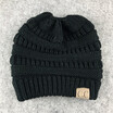 Autumn winter hat knit ponytail warm cap ladies wool cap