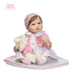 Toddler Pacifier 21in Reborn Baby Rebirth Doll Kids Gift Cloth Material Body Baby Reborn C0D7U0M7