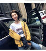 The 2018 winter clothing new flying clothing xu haiqiao the same big wool collar down feather female punk cotton clothing