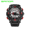 SANDA 743 Reloj Deportivo Electrónico Para Hombres Relojes Impermeables Reloj De Pulsera Con Luz De Fondo LED Analógico Digital Para Reloj Masculino