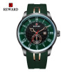 REWARD 63094 Male Quartz Movement Watch Silicone Strap Fashion Wristwatch