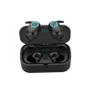 New BT Headset T1 Pods Dual Ear Stereo Wireless Earphone Black