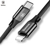 Baseus Type-C to Lightning Charging Cable Quick Charge 2m Black for Apple iPhone X8766s PlusiPadMacbook