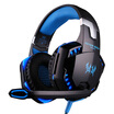 KOTION EACH G2000 black red computer esports headset headset vibration game eat chicken wired headset desktop with microphone notebook subwoofer with microphone