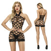 Women Sexy Lingerie Fishnet Sleepwear Body Stocking Thigh High Lace Bodysuit