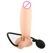 Inflatable Suction Cup Dildo Dong Ana Sex Toy Butt Plug O5TG