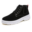 Mens Shoes Fashion Casual Shoes Lace Up High Cut Shoes For Men Light Martin Boots Black White Grey Size 39-44