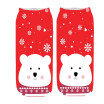 Christmas Funny Socks Women 3D Cartoon Funny Christmas Crazy Cute Amazing Novelty Print Ankle Socks