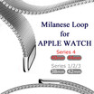 For Apple Watch Loop Bracelet Stainless Steel band series 123 42mm 38mm Bracelet strap for iwatch series 4 40mm 44mm