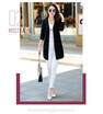 Autumn 2018 new womens sweater cardigan Korean version of long-sleeved v-neck sweater womens solid color long length coat