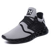 Mens Shoes Fashion Sports Light Outdoors Shoes Casual Running Shoes Breathable Sneakers Shoes For Men Red Black Grey Size 39-46