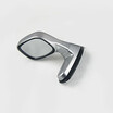 1PCS Car Rear View Mirror Auto Head Cover Exterior Side Mirror Black Silver Automobile Adjustable Wide Angle Rearview Mirrors