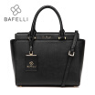 BAFELLI split leather business shoulder bag fashion trapeze Large capacity bag women luxury handbag designer messenger bag