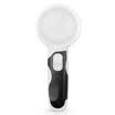 Paulone 5 times high-end handheld led light magnifying glass 90MM optical lens reading appreciation collection magnifying glass 77337B-90