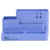 Fizz multi-function 6 grid creative pen holder desktop storage office supplies dark blue BT5950