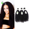 7A Brazilian Virgin Hair Kinky Curly 3 Bundles 100 Unprocessed Brazilian Curly Human Hair Natural Color