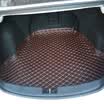 KOOLIFE car trunk mat leather wear-resistant non-slip waterproof trunk mat for 12-17 models Nissan Sylphy - coffee color