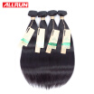 Allrun Hair Peruvian Straight Hair 4pcslot Natural Color 100 8A Grade Remy Human Hair Weave Bundles 12-28 inch Free Shipping