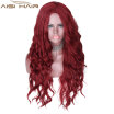 AISI HAIR 30" Long Wavy Colored Heat Resistant Synthetic Wigs For Black White Women