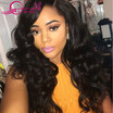 7 A Weaves Human Hair Brazilian Hair Weave 3 Bundles Peruvian Virgin Hair Body Wave Hot Beauty Hair