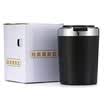 enjoy free YH37 LED car ashtray anti-flame retardant car ashtray colorful neon universal ashtray black heightening