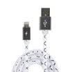 SZDT Data Line Apple Charge Line Apple 1 Meter Crystal Antifreeze SZ-08 White Silver