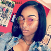 Brazilian Hair Short Bob Lace Front Wigs Human Hair Silky Straight Natural Color Pre Plucked Hairline