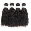 4pcs lot brazilian kinky curly Human hair extensions 100 human hair weave natural color brazilian kinky curly hair